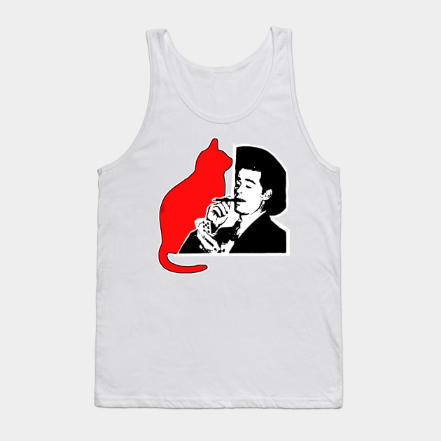 Deck, cat  and cigar with the cowboy Tank Top by Marccelus